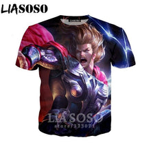 Load image into Gallery viewer, LIASOSO Summer New Men Women Sweatshirt 3D Print Movie Thor Loki T Shirt Fashion Short Sleeve Top Round Nneck Pullover B092-05
