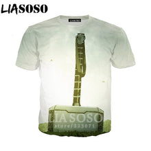 Load image into Gallery viewer, LIASOSO Summer New Men Women Sweatshirt 3D Print Movie Thor Loki T Shirt Fashion Short Sleeve Top Round Nneck Pullover B092-05