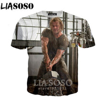 Load image into Gallery viewer, LIASOSO Summer New Men Women Sweatshirt 3D Print Movie Thor Loki T Shirt Fashion Short Sleeve Top Round Nneck Pullover B092-05