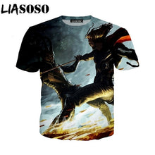 Load image into Gallery viewer, LIASOSO Summer New Men Women Sweatshirt 3D Print Movie Thor Loki T Shirt Fashion Short Sleeve Top Round Nneck Pullover B092-05