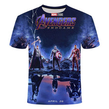 Load image into Gallery viewer, 2019 New design t shirt men/women marvel Avengers Endgame 3D print t-shirts MAN Short sleeve Harajuku style tshirt tops US SIZE