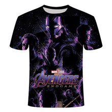 Load image into Gallery viewer, 2019 New design t shirt men/women marvel Avengers Endgame 3D print t-shirts MAN Short sleeve Harajuku style tshirt tops US SIZE