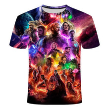 Load image into Gallery viewer, 2019 New design t shirt men/women marvel Avengers Endgame 3D print t-shirts MAN Short sleeve Harajuku style tshirt tops US SIZE