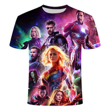 Load image into Gallery viewer, 2019 New design t shirt men/women marvel Avengers Endgame 3D print t-shirts MAN Short sleeve Harajuku style tshirt tops US SIZE