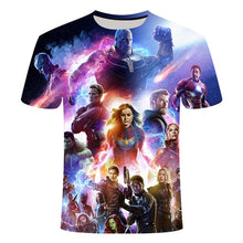 Load image into Gallery viewer, 2019 New design t shirt men/women marvel Avengers Endgame 3D print t-shirts MAN Short sleeve Harajuku style tshirt tops US SIZE