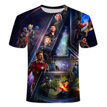 Load image into Gallery viewer, 2019New design t shirt men/women marvel Avengers Endgame 3D print t-shirts MAN Short sleeve Harajuku style tshirt tops Asia SIZE