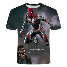 Load image into Gallery viewer, 2019New design t shirt men/women marvel Avengers Endgame 3D print t-shirts MAN Short sleeve Harajuku style tshirt tops Asia SIZE