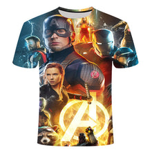 Load image into Gallery viewer, 2019New design t shirt men/women marvel Avengers Endgame 3D print t-shirts MAN Short sleeve Harajuku style tshirt tops Asia SIZE