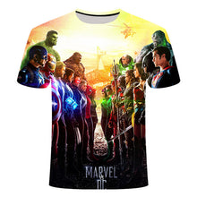 Load image into Gallery viewer, 2019New design t shirt men/women marvel Avengers Endgame 3D print t-shirts MAN Short sleeve Harajuku style tshirt tops Asia SIZE