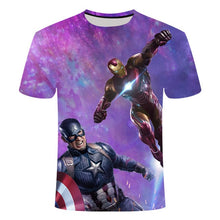 Load image into Gallery viewer, 2019New design t shirt men/women marvel Avengers Endgame 3D print t-shirts MAN Short sleeve Harajuku style tshirt tops Asia SIZE