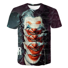 Load image into Gallery viewer, Customized DC Comic X Task Force Suicide Squad Clown Leto Suicide Team 3D Digital Patterns Printed T-shirt Short Sleeves for Men