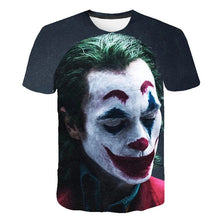 Load image into Gallery viewer, Customized DC Comic X Task Force Suicide Squad Clown Leto Suicide Team 3D Digital Patterns Printed T-shirt Short Sleeves for Men