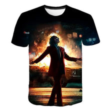 Load image into Gallery viewer, Customized DC Comic X Task Force Suicide Squad Clown Leto Suicide Team 3D Digital Patterns Printed T-shirt Short Sleeves for Men