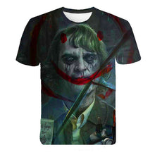 Load image into Gallery viewer, Customized DC Comic X Task Force Suicide Squad Clown Leto Suicide Team 3D Digital Patterns Printed T-shirt Short Sleeves for Men