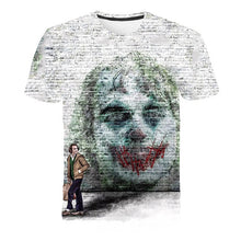 Load image into Gallery viewer, Customized DC Comic X Task Force Suicide Squad Clown Leto Suicide Team 3D Digital Patterns Printed T-shirt Short Sleeves for Men