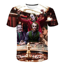 Load image into Gallery viewer, Customized DC Comic X Task Force Suicide Squad Clown Leto Suicide Team 3D Digital Patterns Printed T-shirt Short Sleeves for Men