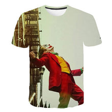 Load image into Gallery viewer, Customized DC Comic X Task Force Suicide Squad Clown Leto Suicide Team 3D Digital Patterns Printed T-shirt Short Sleeves for Men