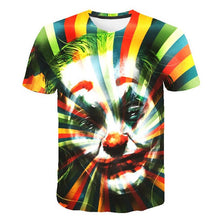 Load image into Gallery viewer, Customized DC Comic X Task Force Suicide Squad Clown Leto Suicide Team 3D Digital Patterns Printed T-shirt Short Sleeves for Men