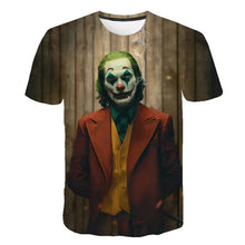 Load image into Gallery viewer, Customized DC Comic X Task Force Suicide Squad Clown Leto Suicide Team 3D Digital Patterns Printed T-shirt Short Sleeves for Men