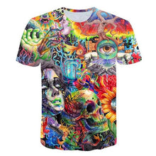 Load image into Gallery viewer, Customized DC Comic X Task Force Suicide Squad Clown Leto Suicide Team 3D Digital Patterns Printed T-shirt Short Sleeves for Men