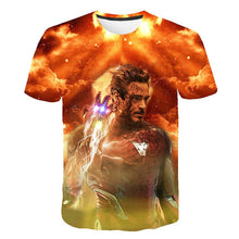 Load image into Gallery viewer, 2019 new 3D Super Hero Avengers Thor The Dark World Loki 3D Print T-shirt Top Tees Print Tshirt Short Sleeve O-Neck T shirt