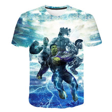 Load image into Gallery viewer, 2019 new 3D Super Hero Avengers Thor The Dark World Loki 3D Print T-shirt Top Tees Print Tshirt Short Sleeve O-Neck T shirt