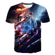 Load image into Gallery viewer, 2019 new 3D Super Hero Avengers Thor The Dark World Loki 3D Print T-shirt Top Tees Print Tshirt Short Sleeve O-Neck T shirt