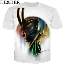 Load image into Gallery viewer, Thor The Dark World Loki funny t shirt men/women 3D printed t-shirts Short sleeve Harajuku style tshirt streetwear tops