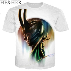 Thor The Dark World Loki funny t shirt men/women 3D printed t-shirts Short sleeve Harajuku style tshirt streetwear tops