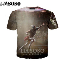 Load image into Gallery viewer, LIASOSO Summer New Men Women Sweatshirt 3D Print Movie Thor Loki T Shirt Fashion Short Sleeve Top Round Nneck Pullover B092-06