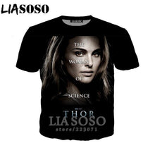 Load image into Gallery viewer, LIASOSO Summer New Men Women Sweatshirt 3D Print Movie Thor Loki T Shirt Fashion Short Sleeve Top Round Nneck Pullover B092-06