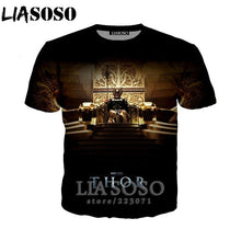 Load image into Gallery viewer, LIASOSO Summer New Men Women Sweatshirt 3D Print Movie Thor Loki T Shirt Fashion Short Sleeve Top Round Nneck Pullover B092-06