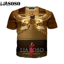 Load image into Gallery viewer, LIASOSO Summer New Men Women Sweatshirt 3D Print Movie Thor Loki T Shirt Fashion Short Sleeve Top Round Nneck Pullover B092-06