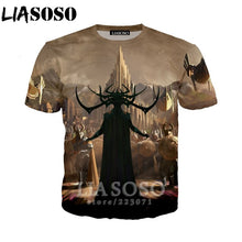 Load image into Gallery viewer, LIASOSO Summer New Men Women Sweatshirt 3D Print Movie Thor Loki T Shirt Fashion Short Sleeve Top Round Nneck Pullover B092-06