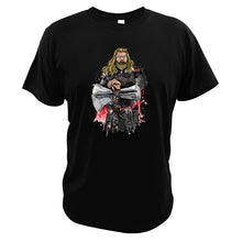 Load image into Gallery viewer, Thor T shirt Hammer Cool Superhero Tshirt 100% Cotton Fashionable Comics Avengers T-shirt EU Size