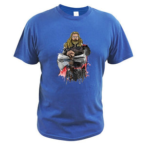 Thor T shirt Hammer Cool Superhero Tshirt 100% Cotton Fashionable Comics Avengers T-shirt EU Size