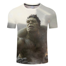 Load image into Gallery viewer, New Fashion Superhero Hulk Printed T-Shirt Men Women The Avengers Design Tee Shirt Homme Short Sleeve Summer Tee Tops