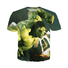 Load image into Gallery viewer, New summer top Popular Avengers Supereroe Hulk t shirt men/women 3D printed t-shirts unisex Harajuku style tshirt streetwear