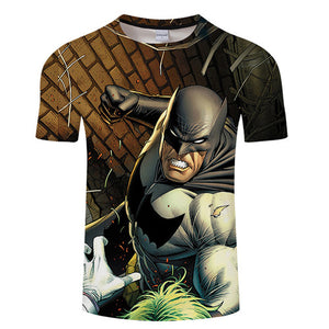 New Fashion Superman Batman Hulk Star Wars 3D T Shirt Summer Style Men Short Sleeve Casual T-shirt Superhero Top Tees Tshirt 6xl