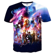 Load image into Gallery viewer, 2019 NEW Marvel Avengers 4 final t shirt 3d printing superhero America T shirt Cosplay T shirt men new summer fashion t shirt