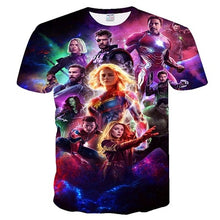 Load image into Gallery viewer, 2019 NEW Marvel Avengers 4 final t shirt 3d printing superhero America T shirt Cosplay T shirt men new summer fashion t shirt