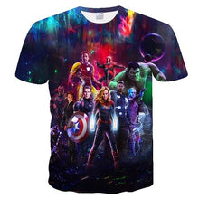 Load image into Gallery viewer, 2019 NEW Marvel Avengers 4 final t shirt 3d printing superhero America T shirt Cosplay T shirt men new summer fashion t shirt