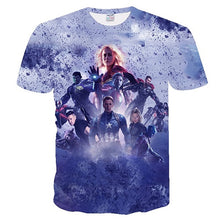 Load image into Gallery viewer, 2019 NEW Marvel Avengers 4 final t shirt 3d printing superhero America T shirt Cosplay T shirt men new summer fashion t shirt