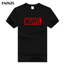 Load image into Gallery viewer, ENZGZL clothes summer T Shirts Mens MARVEL 100% COTTON Short sleeve Tshirt Tight Male T-shirt Round Neck XS S M L XL streetwear