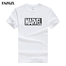 Load image into Gallery viewer, ENZGZL clothes summer T Shirts Mens MARVEL 100% COTTON Short sleeve Tshirt Tight Male T-shirt Round Neck XS S M L XL streetwear