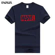 Load image into Gallery viewer, ENZGZL clothes summer T Shirts Mens MARVEL 100% COTTON Short sleeve Tshirt Tight Male T-shirt Round Neck XS S M L XL streetwear