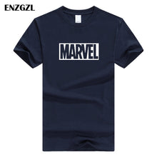 Load image into Gallery viewer, ENZGZL clothes summer T Shirts Mens MARVEL 100% COTTON Short sleeve Tshirt Tight Male T-shirt Round Neck XS S M L XL streetwear