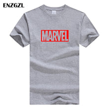 Load image into Gallery viewer, ENZGZL clothes summer T Shirts Mens MARVEL 100% COTTON Short sleeve Tshirt Tight Male T-shirt Round Neck XS S M L XL streetwear