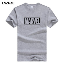Load image into Gallery viewer, ENZGZL clothes summer T Shirts Mens MARVEL 100% COTTON Short sleeve Tshirt Tight Male T-shirt Round Neck XS S M L XL streetwear