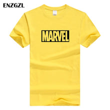 Load image into Gallery viewer, ENZGZL clothes summer T Shirts Mens MARVEL 100% COTTON Short sleeve Tshirt Tight Male T-shirt Round Neck XS S M L XL streetwear